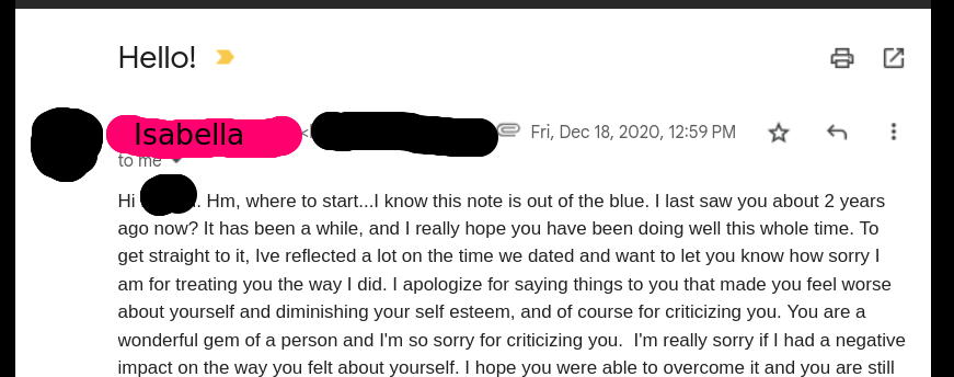 Isabellas email on 12/17/2020